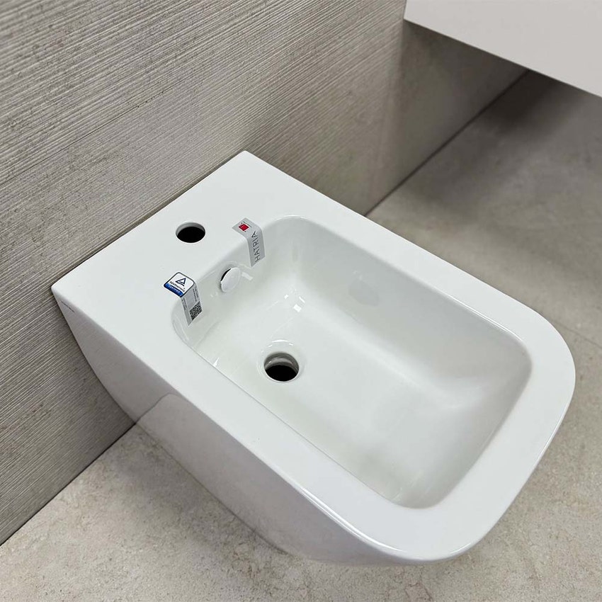 Immagine di Hatria TECNA bidet a terra, colore bianco finitura lucido 00Y9DF01