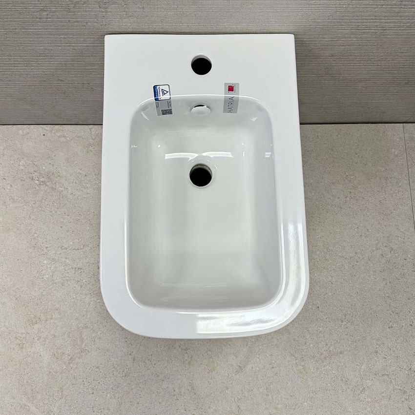 Immagine di Hatria TECNA bidet a terra, colore bianco finitura lucido 00Y9DF01