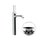 Bossini APICE-T miscelatore monocomando H.32.8 cm per lavabo, con scarico 1"1/4 click-clack, finitura cromo E89602000030005