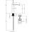 Immagine di Bossini APICE-T miscelatore monocomando H.32.8 cm per lavabo, con scarico 1"1/4 click-clack, finitura cromo E89602000030005