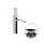 Bossini APICE-M miscelatore monocomando H.24.9 cm per lavabo, con scarico 1"1/4 click-clack, finitura cromo E89603000030005
