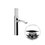Immagine di Bossini APICE-M miscelatore monocomando H.24.9 cm per lavabo, con scarico 1"1/4 click-clack, finitura cromo E89603000030005