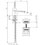 Immagine di Bossini APICE parte esterna miscelatore monocomando H.16.9 cm per bidet, con scarico 1"1/4 click-clack, finitura cromo E89601000030005