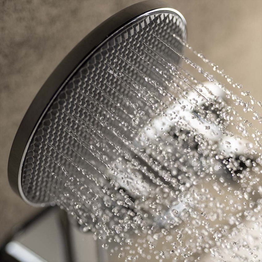Immagine di Bossini APICE parte esterna miscelatore per vasca, con deviatore a 2 vie, con doccetta, supporto doccetta, presa acqua e flessibile 150 cm, senza corpo incasso, finitura cromo Z00557000030005