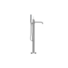 Immagine di Bossini APICE gruppo esterno vasca con colonna monocomando freestanding a pavimento, con doccetta, bocca erogazione Ø 2.4 cm, con deviatore a 2 vie, finitura cromo Z00581000030005
