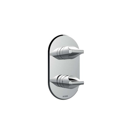 Immagine di Bossini APICE parte esterna miscelatore monocomando universale, con deviatore 2-5 vie, senza corpo incasso, finitura cromo Z00501000030005
