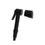 Immagine di Bossini APICE kit doccetta bidet con supporto fisso e flessibile Cromolux 125 cm, colore nero finitura opaco C98043B00073005