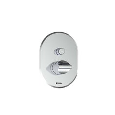 Immagine di Bossini APICE parte esterna miscelatore monocomando con deviatore, 2 vie, senza corpo incasso, attacchi da 1/2" e da 3/4", finitura cromo Z00507000030005
