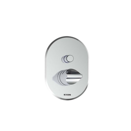 Immagine di Bossini APICE parte esterna miscelatore monocomando con deviatore, 2 vie, senza corpo incasso, attacchi da 1/2" e da 3/4", finitura cromo Z00507000030005