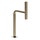 Gessi INCASTRI miscelatore lavabo H.46,1 cm, senza scarico, con flessibili, finitura finox brushed nickel 75204#149