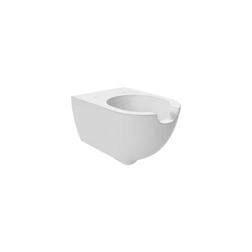 Immagine di Flaminia APPSOLUTION vaso sospeso, con sistema gosilent, con apertura frontale, senza sedile, colore bianco finitura lucido AP115S