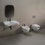 Immagine di Flaminia APPSOLUTION 105 lavabo L.71 P.60 cm sospeso, con piano rubinetteria, con troppopieno e monoforo, colore bianco finitura lucido APD70