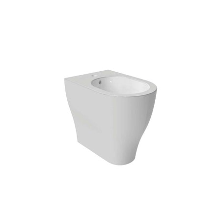 Immagine di Flaminia APPSOLUTION bidet back to wall monoforo, con troppopieno, colore bianco finitura lucido AP214