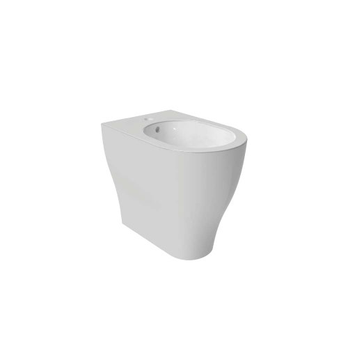 Immagine di Flaminia APPSOLUTION bidet back to wall monoforo, con troppopieno, colore bianco finitura lucido AP214