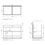 Immagine di Flaminia DENVER mobile sottolavabo L.103 cm in metallo, con 2 cassetti, per lavabo AppLight 10551, colore bianco finitura opaco DV105SLBK