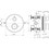Immagine di Ideal Standard CERAPLUS SAFE miscelatore termostatico rotondo, per doccia, con deviatore, senza corpo incasso, finitura cromo A8592AA