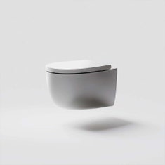 Immagine di Hatria LUMINA vaso sospeso Pure Vortex, senza brida, senza sedile, colore bianco finitura lucido 00Y9FJ01