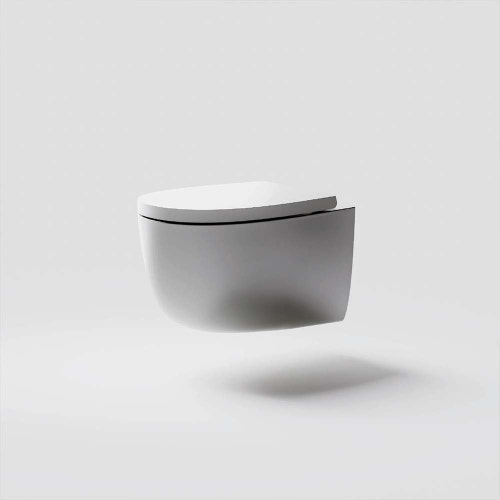 Immagine di Hatria LUMINA vaso sospeso Pure Vortex, senza brida, senza sedile, colore bianco finitura lucido 00Y9FJ01