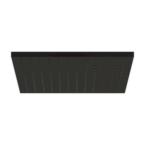 Immagine di Nobili Soffione a snodo quadrato 30 cm, colore mora finitura opaco AD139/64BM