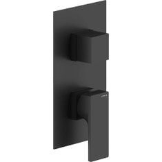 Immagine di Nobili Miscelatore monocomando ad incasso per doccia, a 2 o 3 vie, senza corpo incasso, colore mora finitura opaco WE81102/SEBM