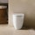 Hatria LUMINA vaso a terra Pure Vortex, senza brida, senza sedile, colore bianco finitura lucido 00Y9FH01