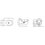 Immagine di Hatria LUMINA bidet sospeso, con troppo-pieno integrato, colore bianco finitura lucido 00Y9FG01