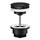 Nobili Piletta push 1"1/4, colore mora finitura opaco AV00110/11BM