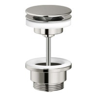 Immagine di Nobili Piletta push 1"1/4, finitura inox spazzolato AV00110/11IX