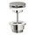 Nobili Piletta push 1"1/4, finitura inox spazzolato AV00110/11IX