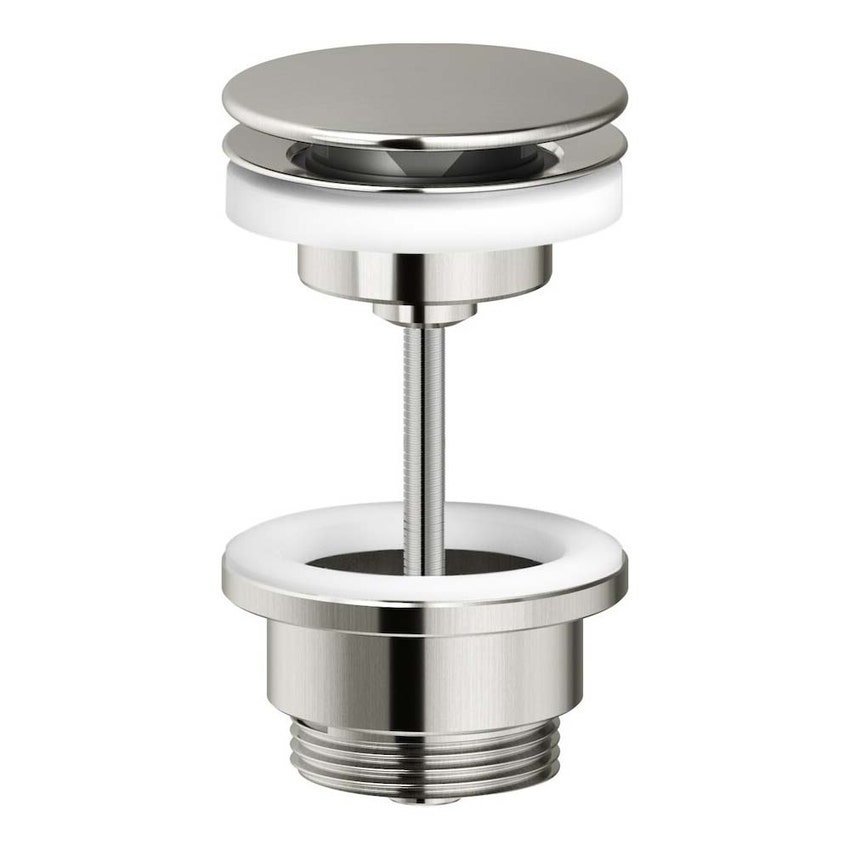 Immagine di Nobili Piletta push 1"1/4, finitura inox spazzolato AV00110/11IX