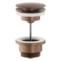Immagine di Nobili Piletta push 1"1/4, colore tabacco finitura opaco AV00110/11TA