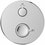 Immagine di Ideal Standard CERAPLUS SAFE miscelatore termostatico rotondo, per doccia, con deviatore, senza corpo incasso, finitura cromo A8592AA