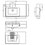 Immagine di Hatria BAHIA 13 lavabo sospeso 50 x 46.5 cm, monoforo, con troppopieno, colore bianco finitura lucido BH0500465011TS0