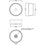 Immagine di Hatria HAPPY HOUR SLIM 07:00 S lavabo d'appoggio senza foro e senza troppopieno, colore bianco finitura lucido 00Y1VG01