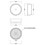 Immagine di Hatria HAPPY HOUR SLIM 07:15 S lavabo da incasso sottopiano, senza foro e senza troppopieno, colore bianco finitura lucido 00YXSP01