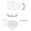 Immagine di Hatria HAPPY HOUR SLIM 12:15 S lavabo da incasso sottopiano, senza foro e senza troppopieno, colore bianco finitura lucido 00Y8AQ01