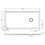 Immagine di Hatria LIF H3 EVO piatto doccia rettangolare in ceramica 70 x 140 cm con griglia bianca, colore bianco finitura lucido 00Y9BH01