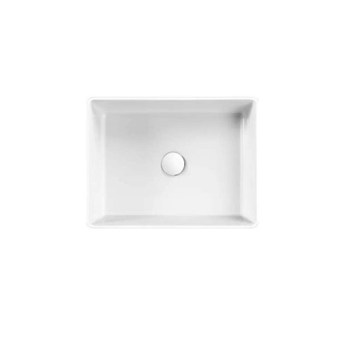 Immagine di Hatria HAPPY HOUR SLIM 11:15 S lavabo da incasso sottopiano, senza foro e senza troppopieno, colore bianco finitura lucido 00YXSQ01