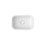 Immagine di Hatria HAPPY HOUR SLIM 18:00 S lavabo d'appoggio senza foro e senza troppopieno, colore bianco finitura lucido 00Y2A001
