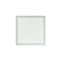 Immagine di Hatria HAPPY HOUR SLIM 00:50 S lavabo d'appoggio senza foro e senza troppopieno, colore bianco finitura lucido 00Y9CT01