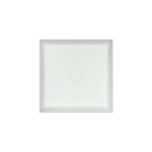 Immagine di Hatria HAPPY HOUR SLIM 00:50 S lavabo d'appoggio senza foro e senza troppopieno, colore bianco finitura lucido 00Y9CT01
