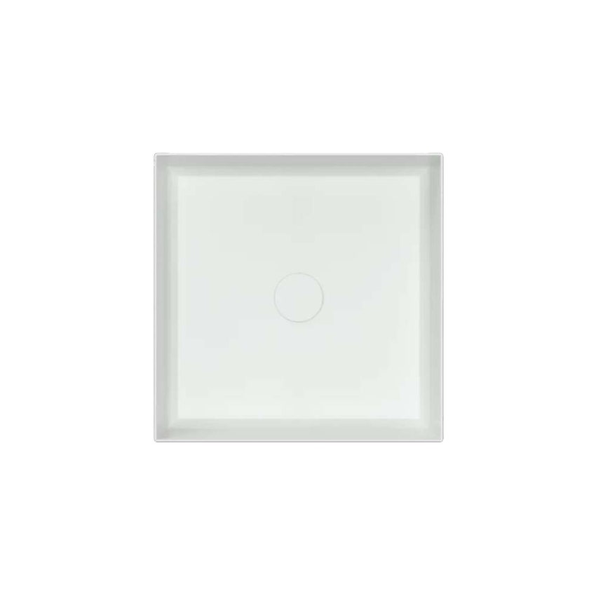 Immagine di Hatria HAPPY HOUR SLIM 00:50 S lavabo d'appoggio senza foro e senza troppopieno, colore bianco finitura lucido 00Y9CT01