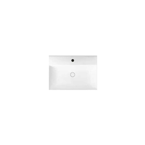 Immagine di Hatria BAHIA 13 lavabo sospeso 50 x 36.5 cm, monoforo, con troppopieno, colore bianco finitura lucido BH0500365011TS0