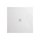 Hatria PETRA H3 piatto doccia quadrato in ceramica levigato 80 x 80 cm, con piletta Geberit e griglia inox, colore bianco PL08008000100