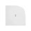 Immagine di Hatria LIF H3 EVO piatto doccia quadrato in ceramica 80 x 80 cm con griglia bianca, colore bianco finitura lucido 00Y9BK01