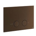 Immagine di Gessi TOTAL LOOK placca di finitura per Geberit Sigma 8 e 12, finitura dark bronze 54611#845