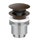 Gessi piletta "Stop&Go" per lavabo senza troppopieno, finitura dark bronze 01420#845