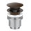 Immagine di Gessi piletta "Stop&Go" per lavabo senza troppopieno, finitura dark bronze 01420#845
