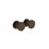 Immagine di Gessi ORIGINI miscelatore doccia 2 vie, rosoni singoli, senza corpo incasso, finitura dark bronze 66079#845