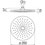 Immagine di Nobili Soffione rotondo da Ø 25 cm. in ABS, a snodo, finitura cromo AD139/143CR